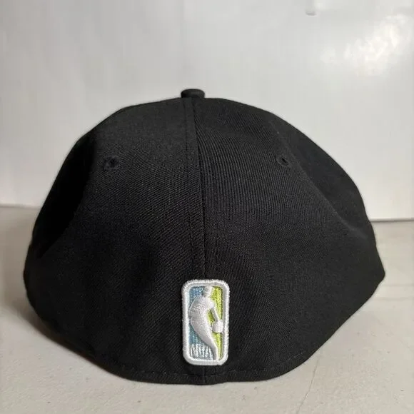 New Era 59Fifty Golden State Warriors Black NBA Fitted Hat NEW - 7 7/8 - Picture 3 of 7